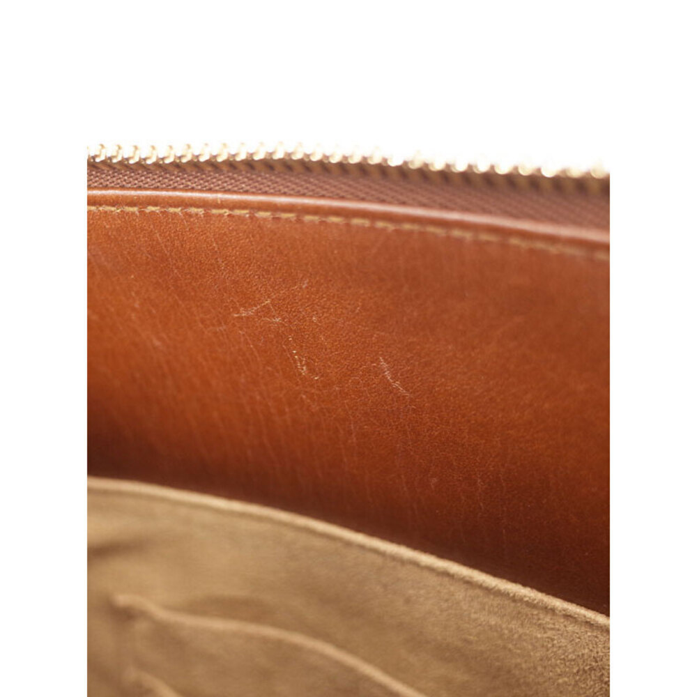 Gucci GG Supreme Monogram Moon Calfskin Zip Top 2way Tote Brown - Picture 8 of 9